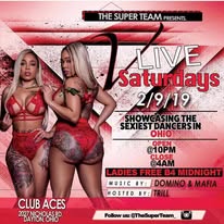 Live Saturdays event flyer